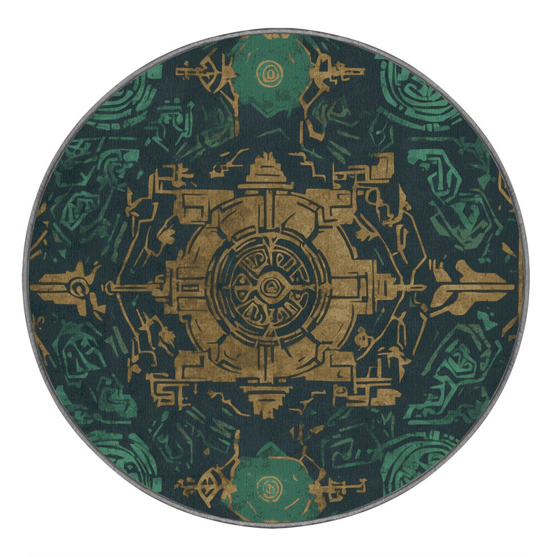 Ruins Of Valor Rug, Round 5'