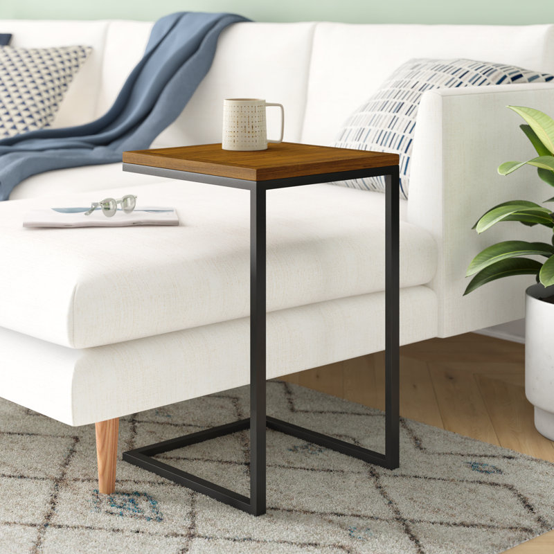 Solid Wood Top End Table