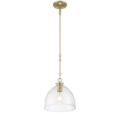  1 - Light Seed Glass Dome Pendant