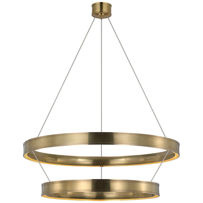 Connery 6 - Light Solid Brass LED Chandelier by Chapman & Myers