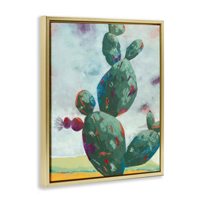 Cadre flottant autoportant Cacti, par Dianna Fritzler