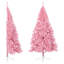 Arbre de Noël artificiel en forme de demi-cercle avec support PET-592159960-617682571