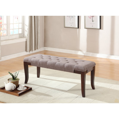 Tufted Bench, Fabric by Latitude Run