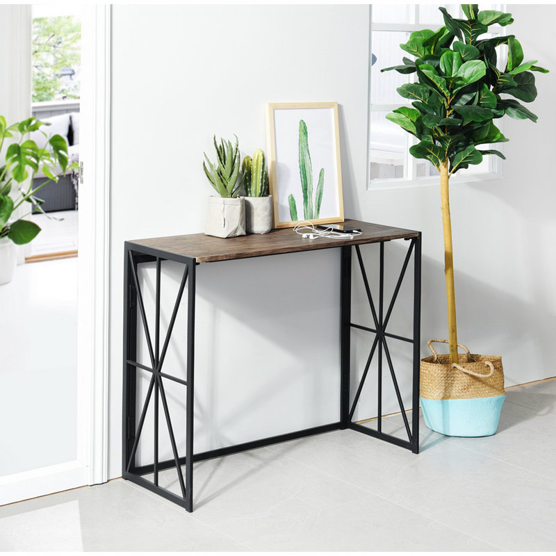 Console avec pieds en métal