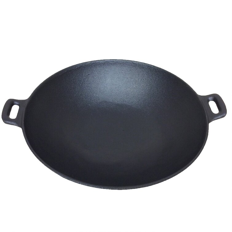 Cuisiland Cast Iron Wok with Lid JJ012LID