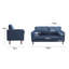Beazley 2 Seater Velvet Loveseat