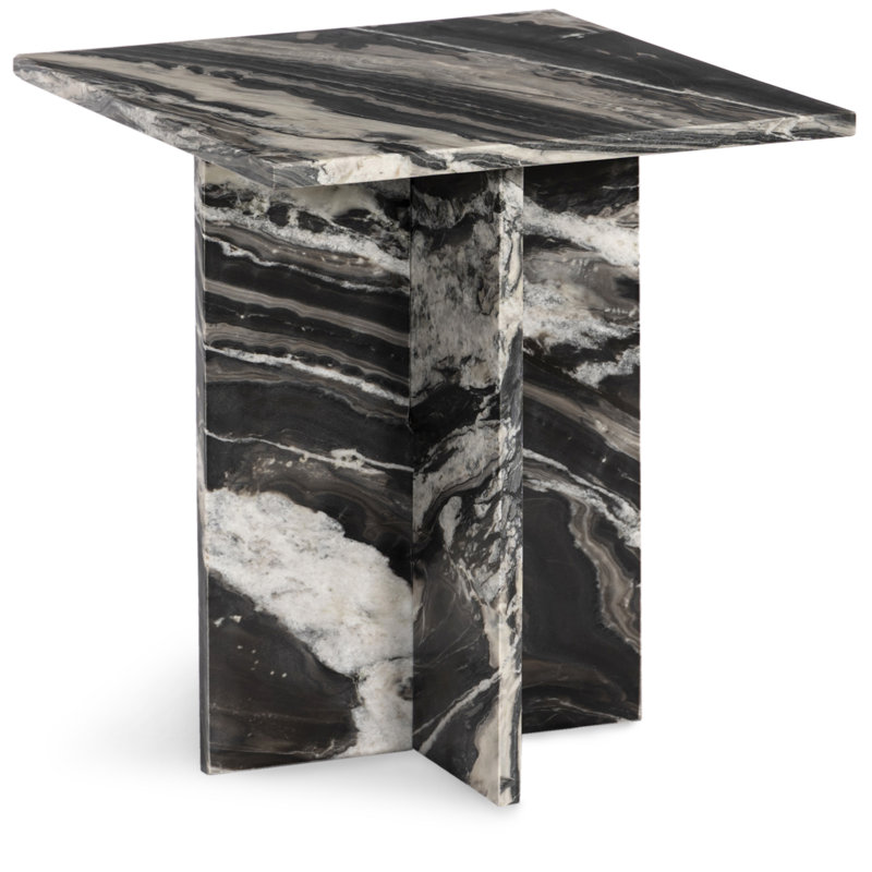 Table de bout Verona Cain, Noir