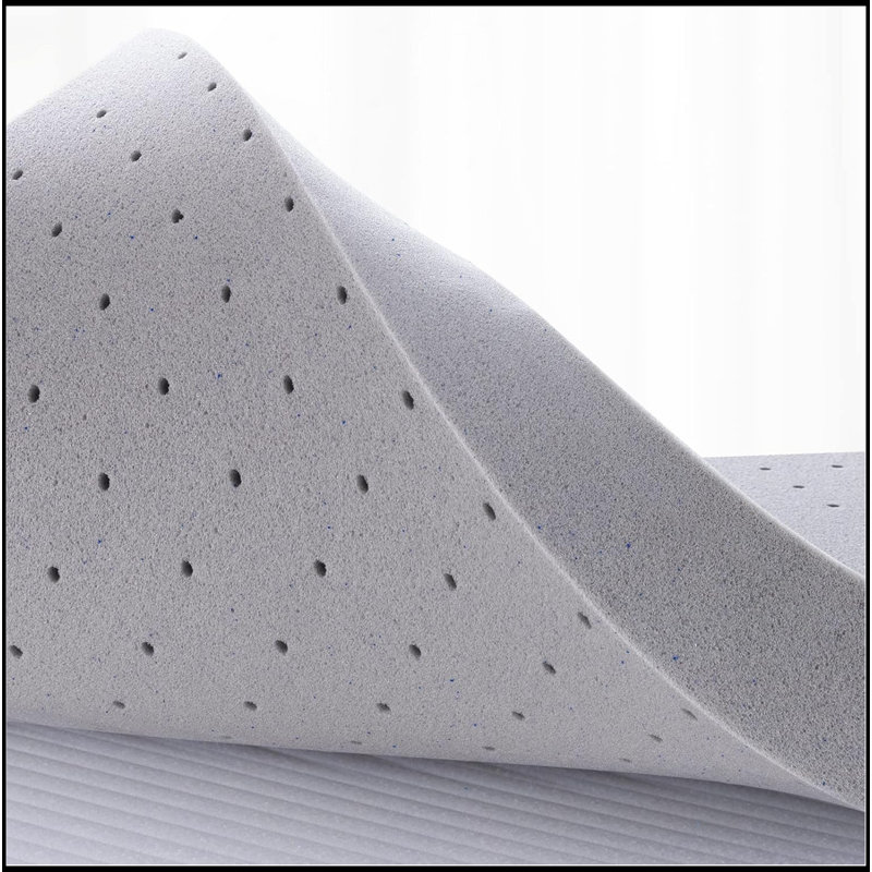 Mattress Topper,Gel Memory Foam Mattress Topper Double Bed Topper For Soft & Cooling Sleep, Pressure Relieve, Certipur-US Certified