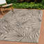 Tapis scandinave floral intérieur / extérieur blanc-1170568363