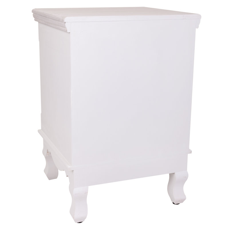 Pratiksha 37cm W Manufactured Wood Bedside Table