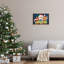 Père Noël avec lanterne, toile de Noël par Jean-François-30657624-30657572