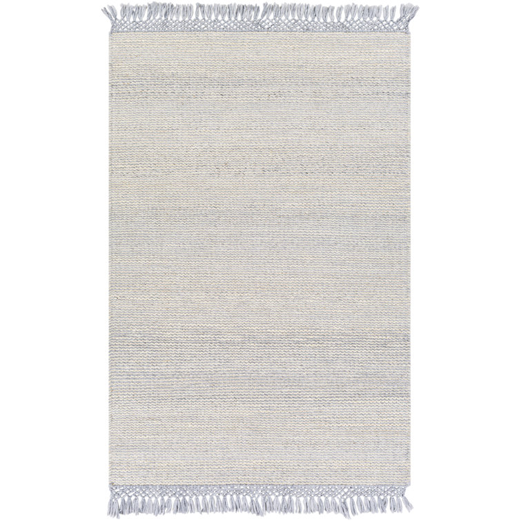 Blume Handmade Slate/Pale Blue/Cream Area Rug