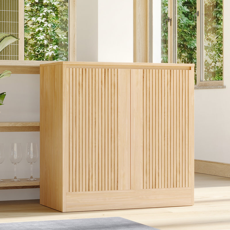 Wood Doors Accent Cabinet