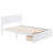 Platform Bed With Under-Bed Drawers