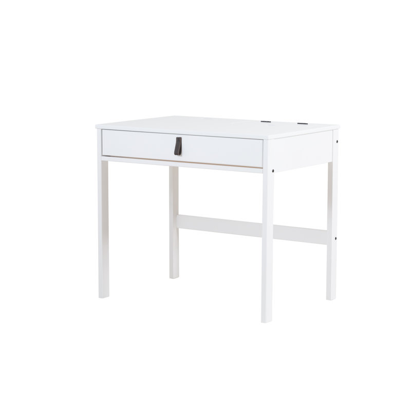 Bureau d'écriture rectangulaire l 35,4 po Pharr, Blanc