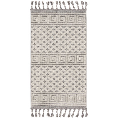 Tapis ivoire / bleu Paxton