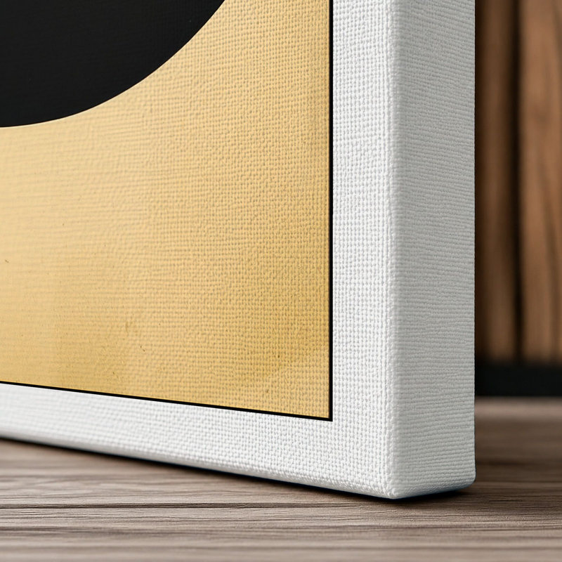 Chromatic Balance Geometric - Wrapped Canvas, 24x16 - 61.0 x 40.6 cm, White Border