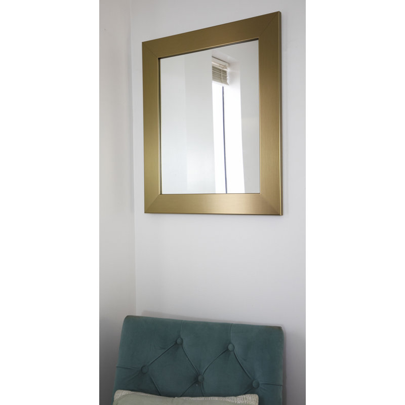 Sohail Engineered Wood Flat Wall Mirror, 25" H x 21" W x 0.75" D