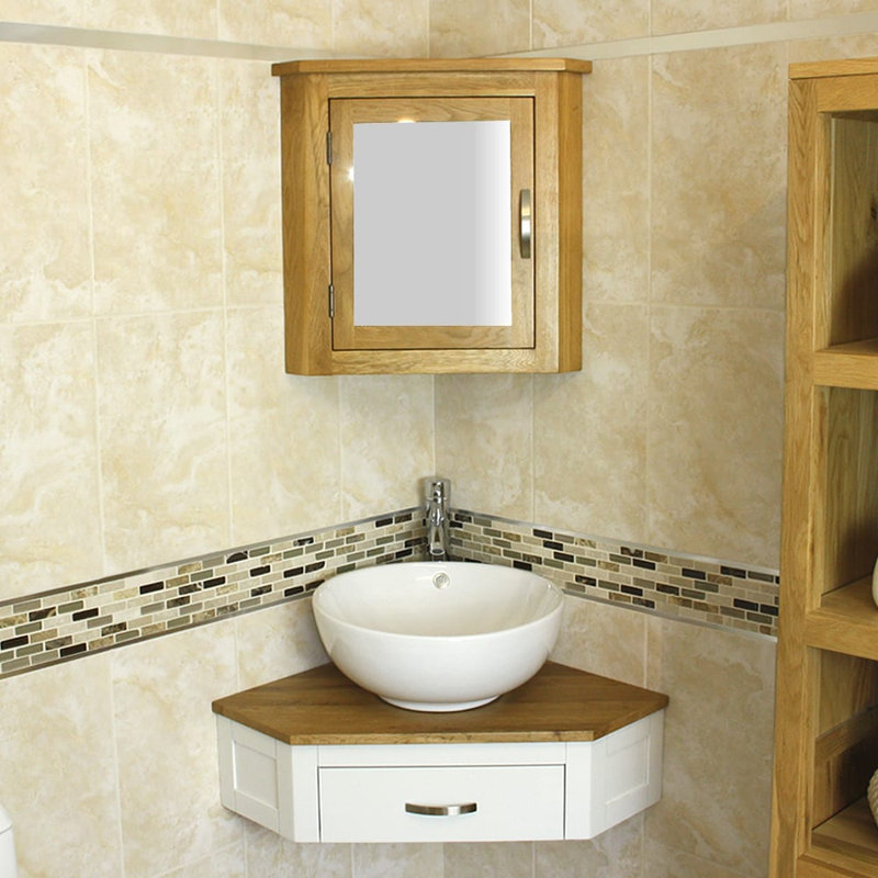 Kyree 550mm Single Bathroom Vanity with Vessel Ceramic Basin, White