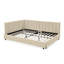Full Size Upholstered Tufted Bed Frame, Sofa Bed Frame With Comfortable Backrest And Armrests, Full Size Bed For Bedroom, Living Room,Velvet-Beige-986575032