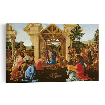 L'Adoration des Mages, vers 1478-1482, estampe d'art mural contemporaine