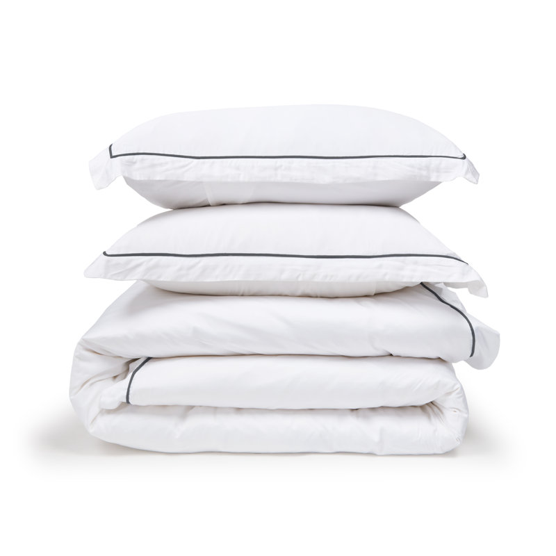 Sheena Duvet Cover, French Blue, Twin Duvet Cover + 1 Standard Sham