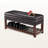 Cisneros Storage Bench with 1 Storage Compartment & 1 Shelf in Brown, 20.3" H X 42.39" W X 15.61" D