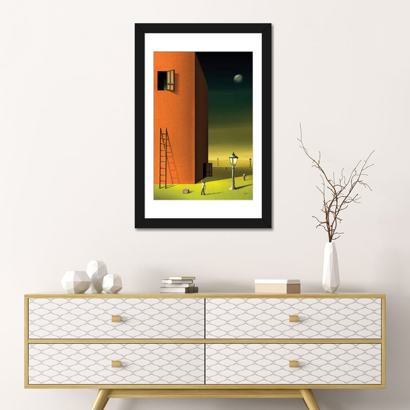 «Portas Doors», impression sur toile, H 24 po x l 16 po x P 1 po, Papier d'art encadré noir, Blanc