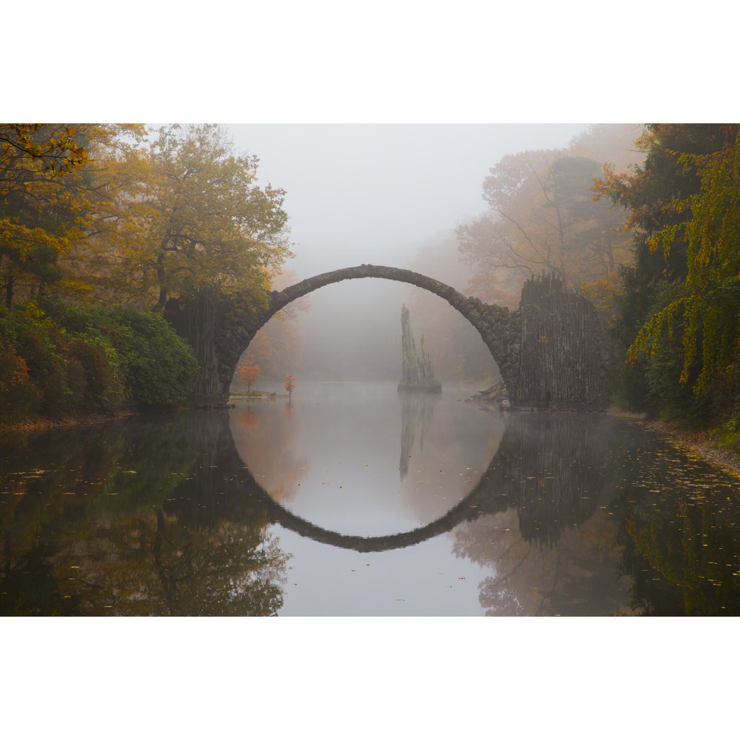 Teufelsbrücke am Morgen von Willowisp - Leinwandbild