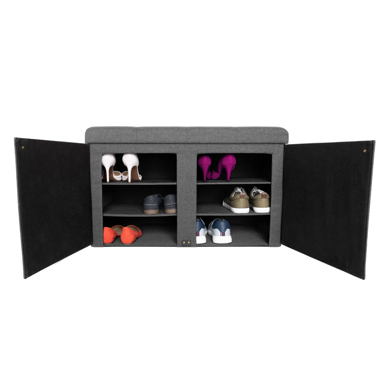 Repose-pieds avec rangement pour chaussures l 33 po