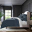 Ensemble d'édredon en coton denim foncé 8 pièces Shay-109897513