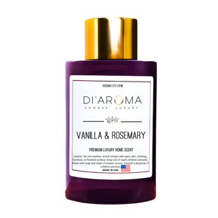 DI'aroma Coco & Peach Aroma Mélange d'huiles en plastique, bouteille mauve 120 ml, Collection Collection, Mélanges d'huiles aromatiques, huile de diffuseur sans eau