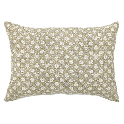 Ivy Cotton Knife Edge Throw Pillow
