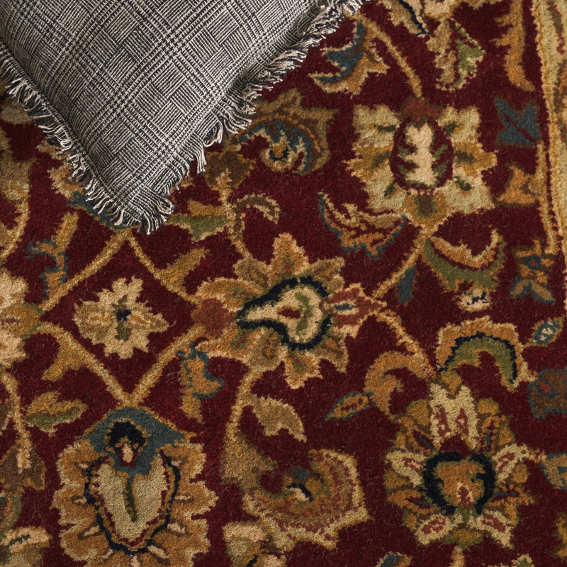 Alger Hand Tufted Wool Oriental Rug, Oval 4'6" x 6'6"