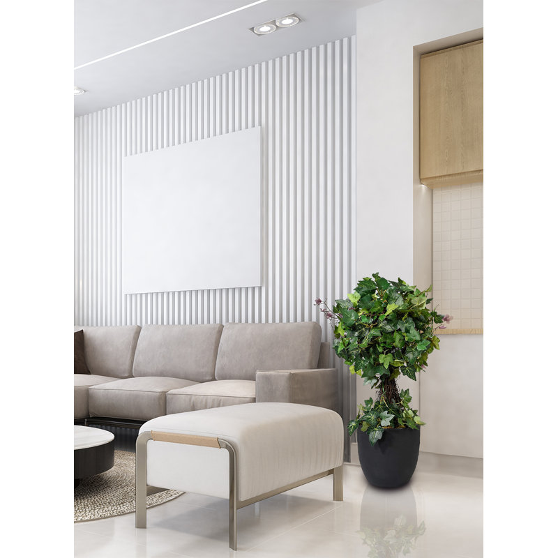 19'' Faux Foliage Topiary in Pot