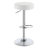 Upholstered Adjustable Height Counter Stool