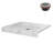 Streamline 36 in. x 36 in. Alcove Acrylic Shower Base in Matte Marble with Center Drain, Drain Included-118934357