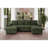 98.8 Inch Oversized U-Shaped Sectional Couch, Corduroy Upholstered 4-Seat Double Chaise Sofa With Sturdy Legs And Thick Padding, Modular Corner Sofa For Living Room And Family Room-1324381264