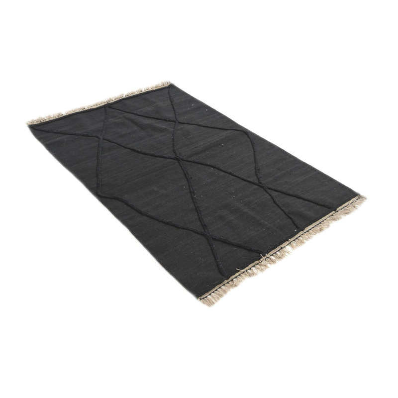 Jordan Black Rug