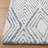 Abstract Hand Tufted Wool/Cotton Geometric Rug in Gray/Ivory-1216892886