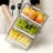 Large Food Storage Containers, Stackable Refrigerator Organizer Bins with Handles, BPA-Free Clear Storage Bins for Fridge, Kitchen and Pantry Storage