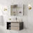 Deervalley LED Bathroom Mirror With Stepless Dimmable Wall Mirrors With Anti-Fog, Dimmer, Bluetooth Speaker, Double Doors,Memory Vanity Mirror With 3 Color Modes-101023487
