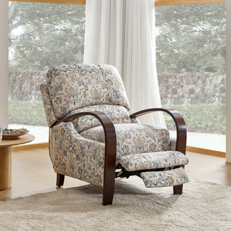 Fauteuil inclinable manuel standard Alexandra, Polyester gris