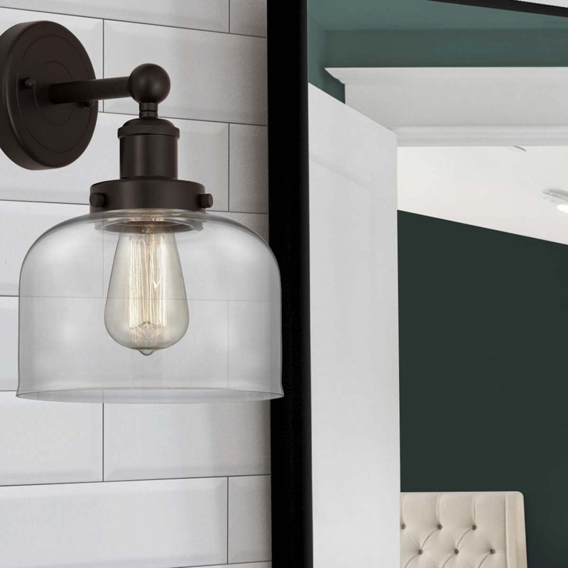 Cetronia Armed Sconce, Clear, Oil Rubbed Bronze