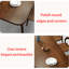 Ensemble de table à manger moderne et simple en bois massif.-107848116