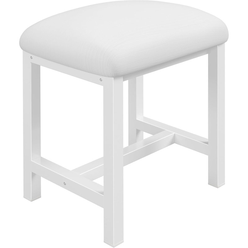 Petit tabouret de coiffeuse, tabourets de coiffeuse mignons avec coussin, fauteuil de coiffeuse blanc pour petits espaces, salon, chambre à coucher, salle de bain, vestibule, repose-pieds repose-pieds pour canapé Sillas Modern