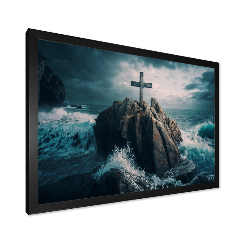 Reproduction d'art sur toile, Cadre photo noir, H 12 po x l 20 po x P 1 po