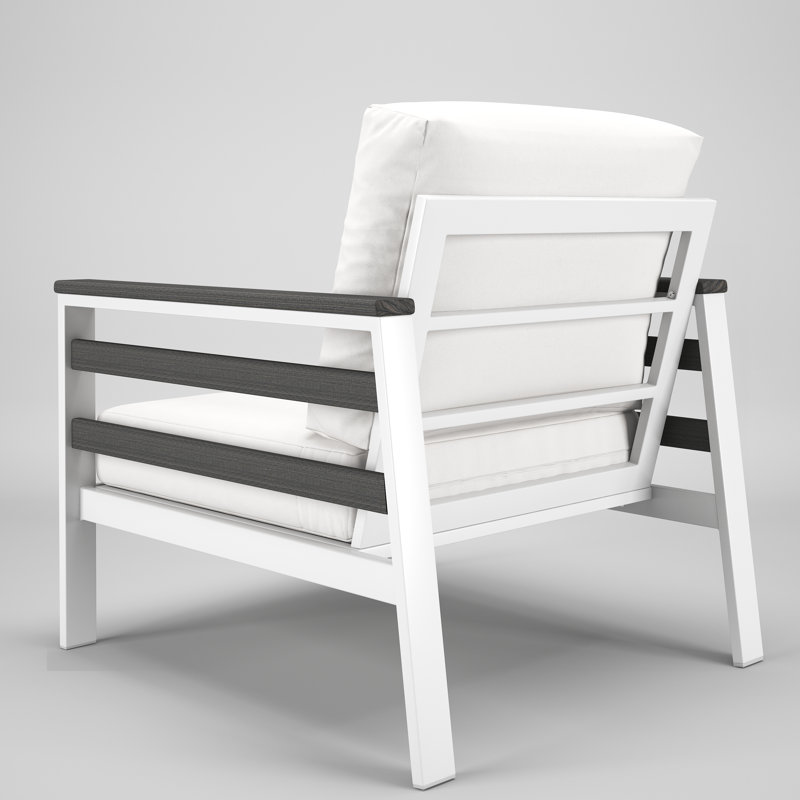 Townsend Sunbrella® Patio Lounge Chair, Canvas White