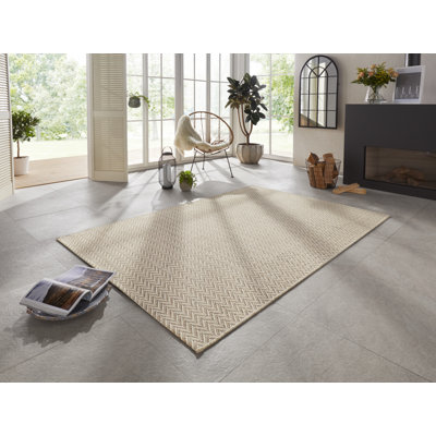 Caen Flatweave Cream Indoor/Outdoor Rug