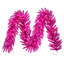 9' x 14" Hot Pink Artificial Pre-Lit Garland with 100 Pink LED Mini Lights